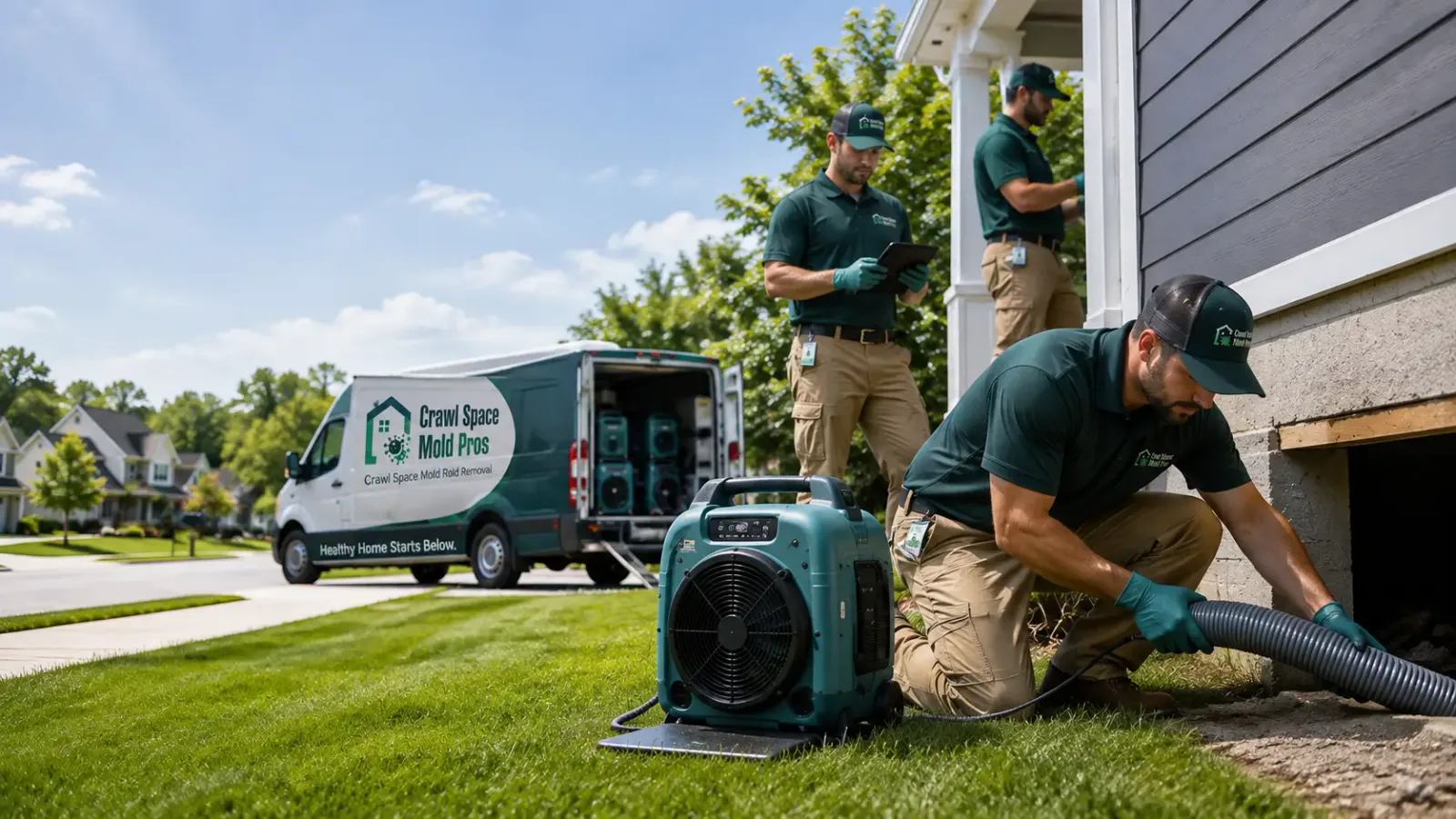 Crawl Space Mold Removal in Lewiston, UT